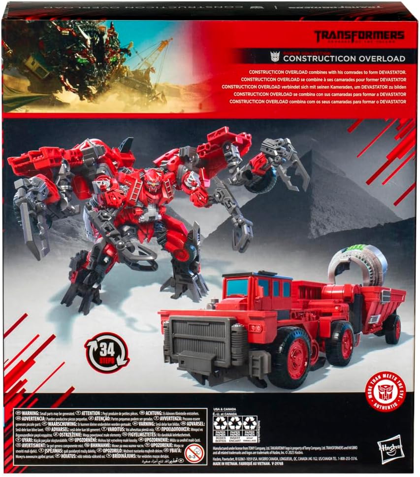 Transformers: Studio Series Leader: MTMTE Collection Constructicon Overload