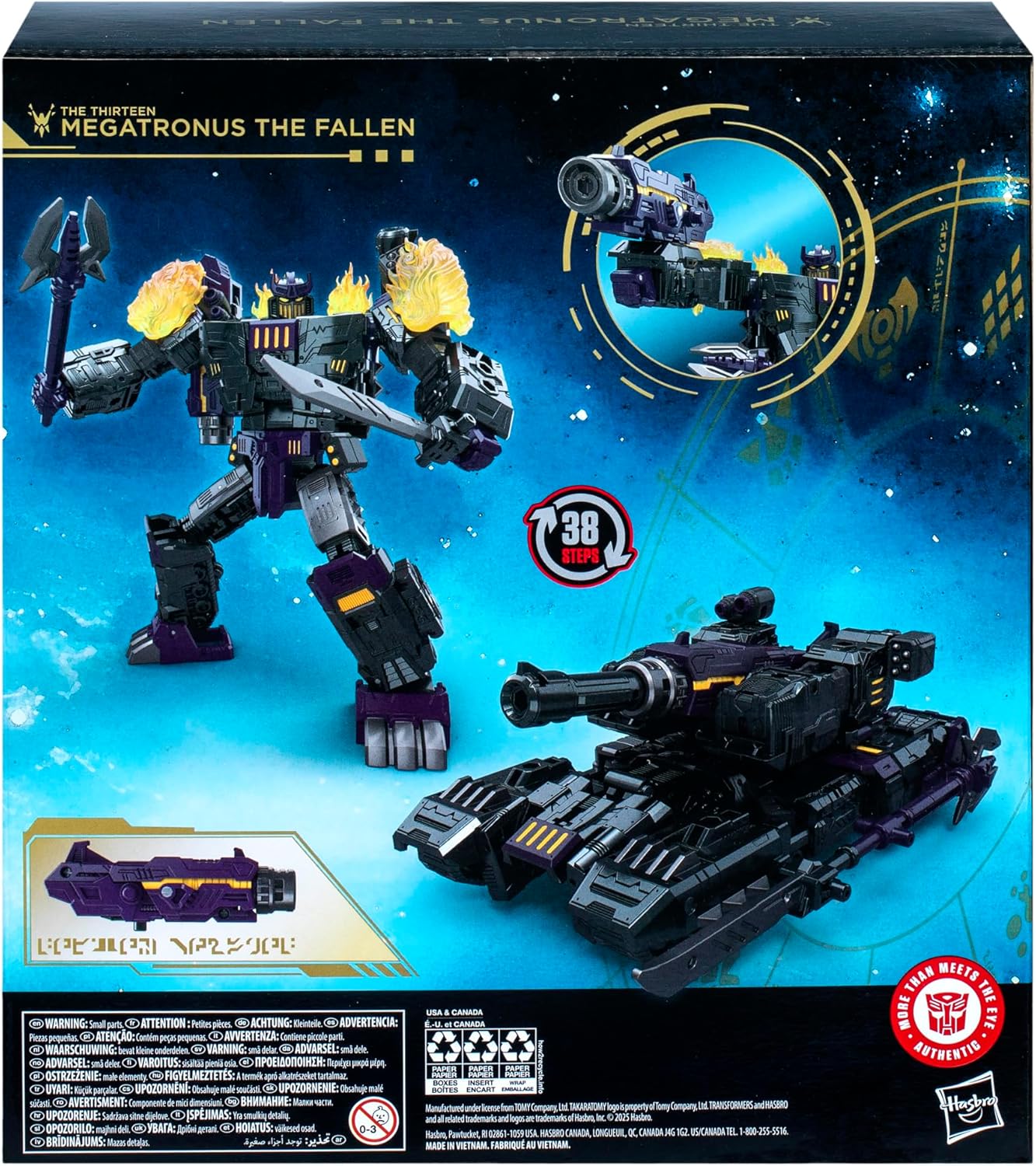 Transformers Age of the Primes Leader Class - The Thirteen Megatronus The Fallen