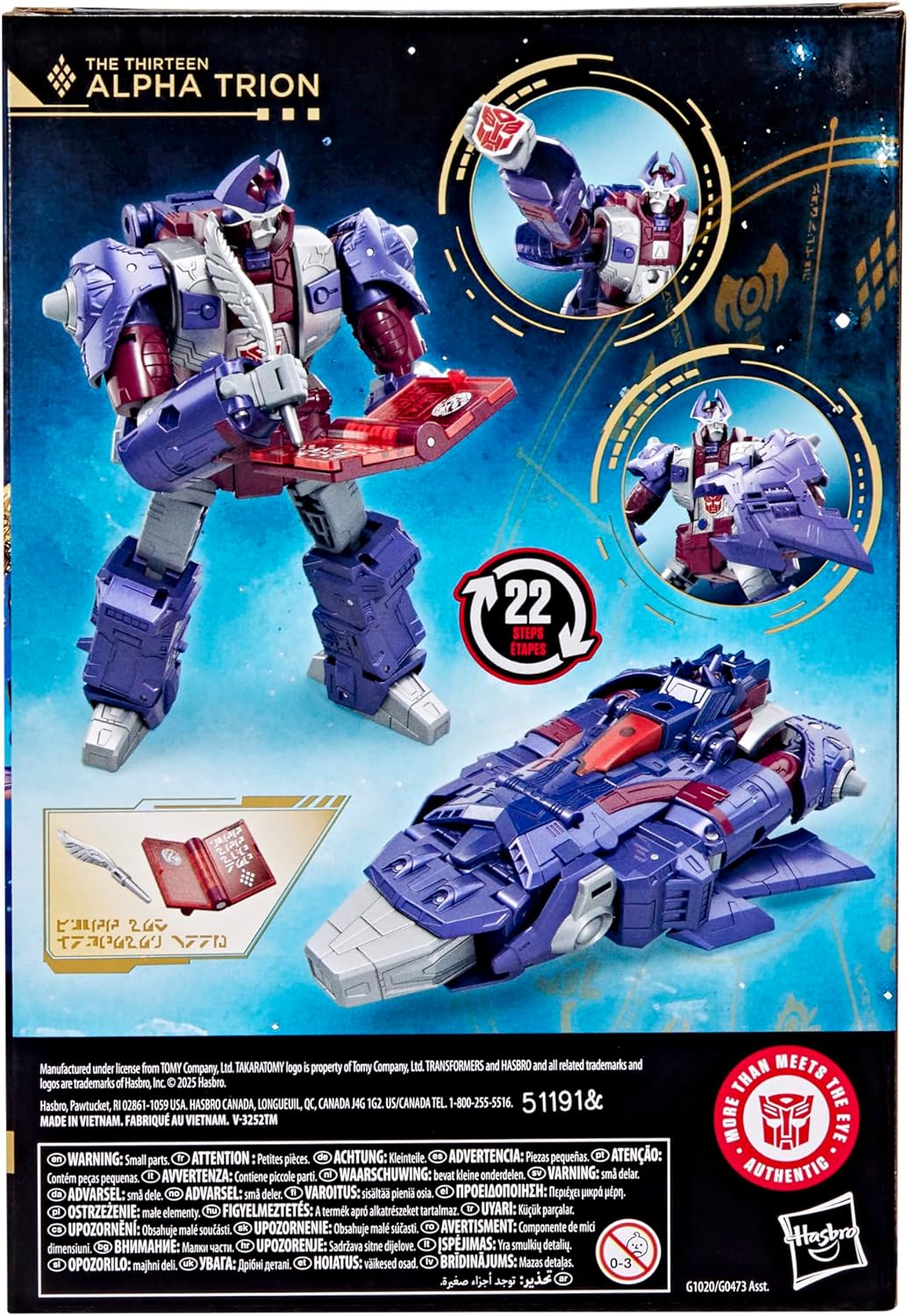 Transformers Age of the Primes Voyager Class - The Thirteen Alpha Trion