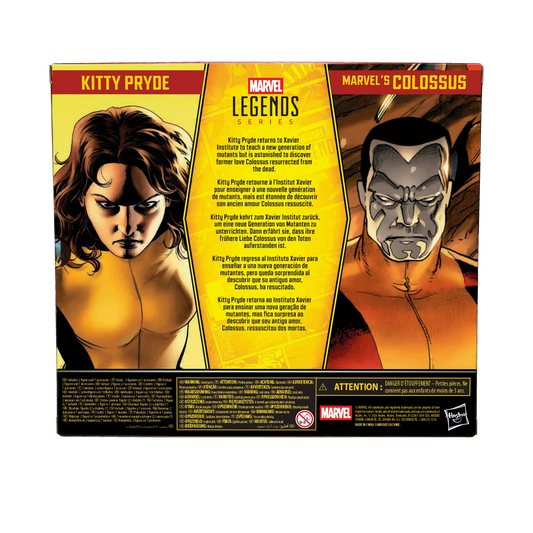 Marvel Legends Series X-Men Kitty Pryde & Marvel's Colossus Action Figure Two-Pack