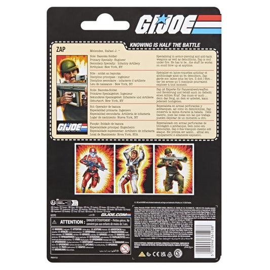 G.I. Joe - Classified Series Retro Cardback Rafael "Zap" Melendez