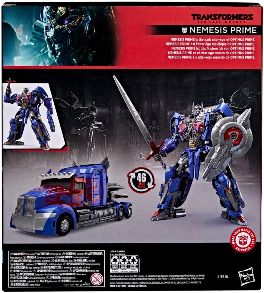 Transformers Studio Series Leader - The Last Knight Nemesis Prime