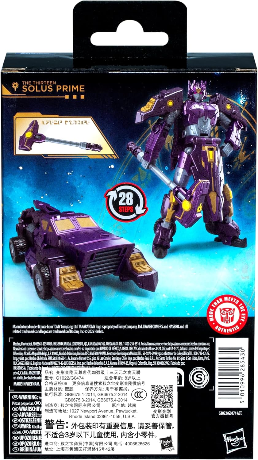 Transformers Age of the Primes Deluxe Class - The Thirteen Solus Prime