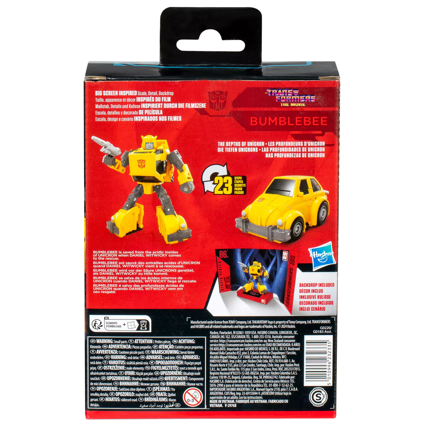 Transformers Studio Series Deluxe Class The Transformers: The Movie 86-29 Bumblebee