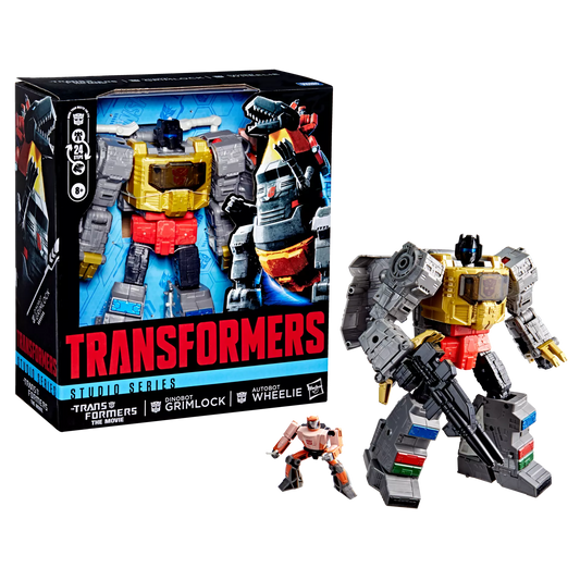 Transformers: Studio Series Leader Class Dinobot Grimlock & Autobot Wheelie