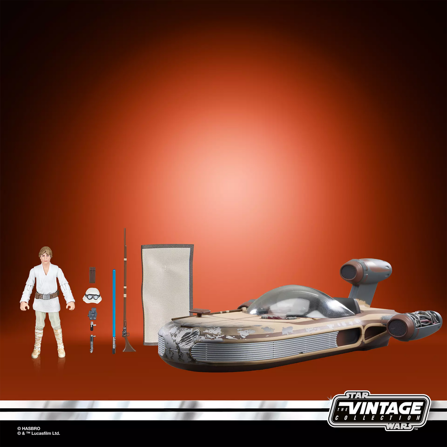 Star Wars - Vintage Collection Landspeeder with Luke Skywalker (Tatooine)