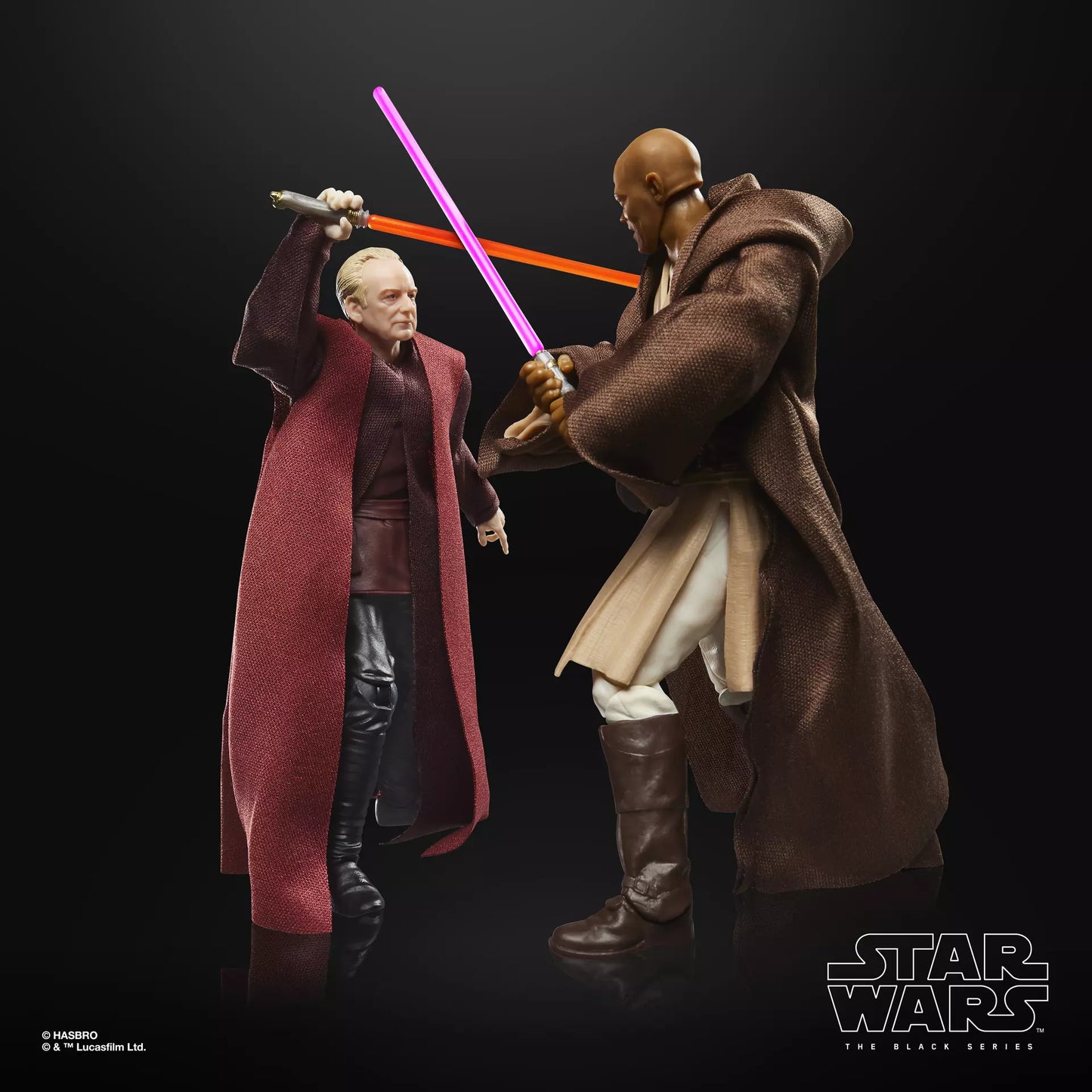 Star Wars Black Series - Mace Windu & Darth Sidious (Revenge of the Sith)