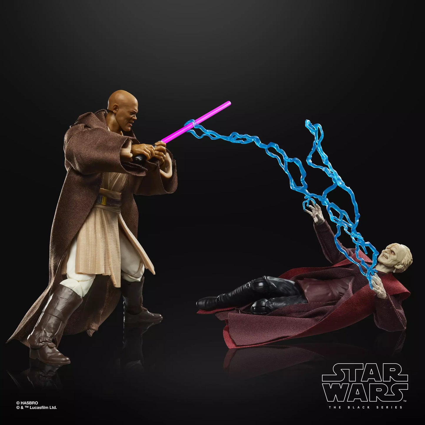 Star Wars Black Series - Mace Windu & Darth Sidious (Revenge of the Sith)
