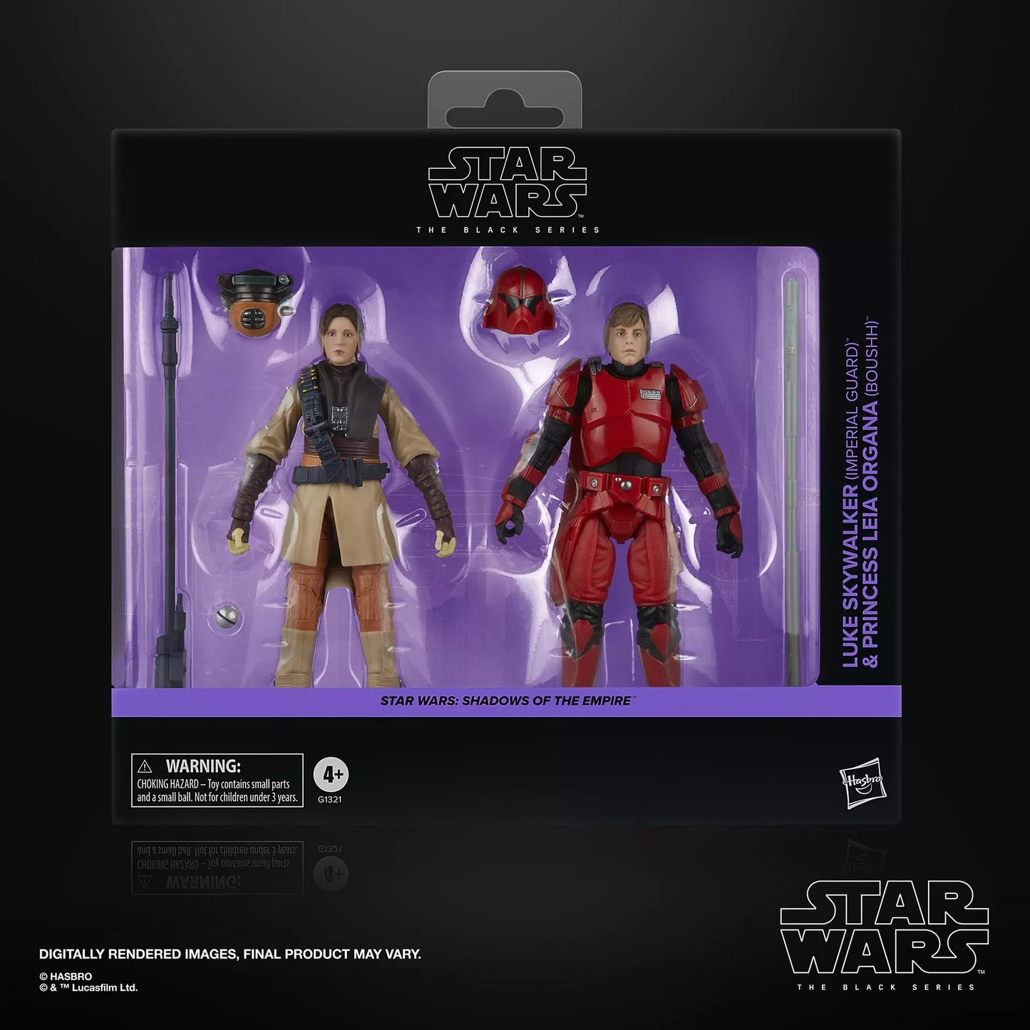 Star Wars Black Series - Luke Skywalker (Imperial Guard) & Princess Leia Organa (Boushh)