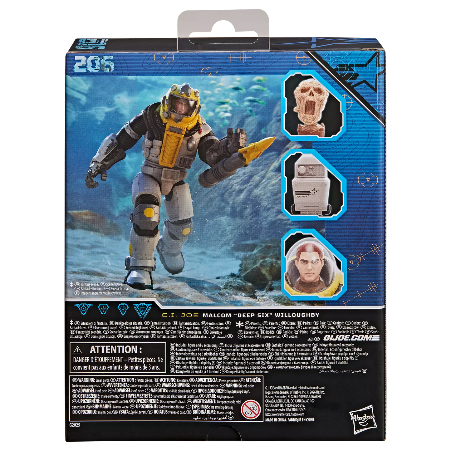 G.I. Joe - Classified Series #206 Malcom "Deep Six" Willoughby