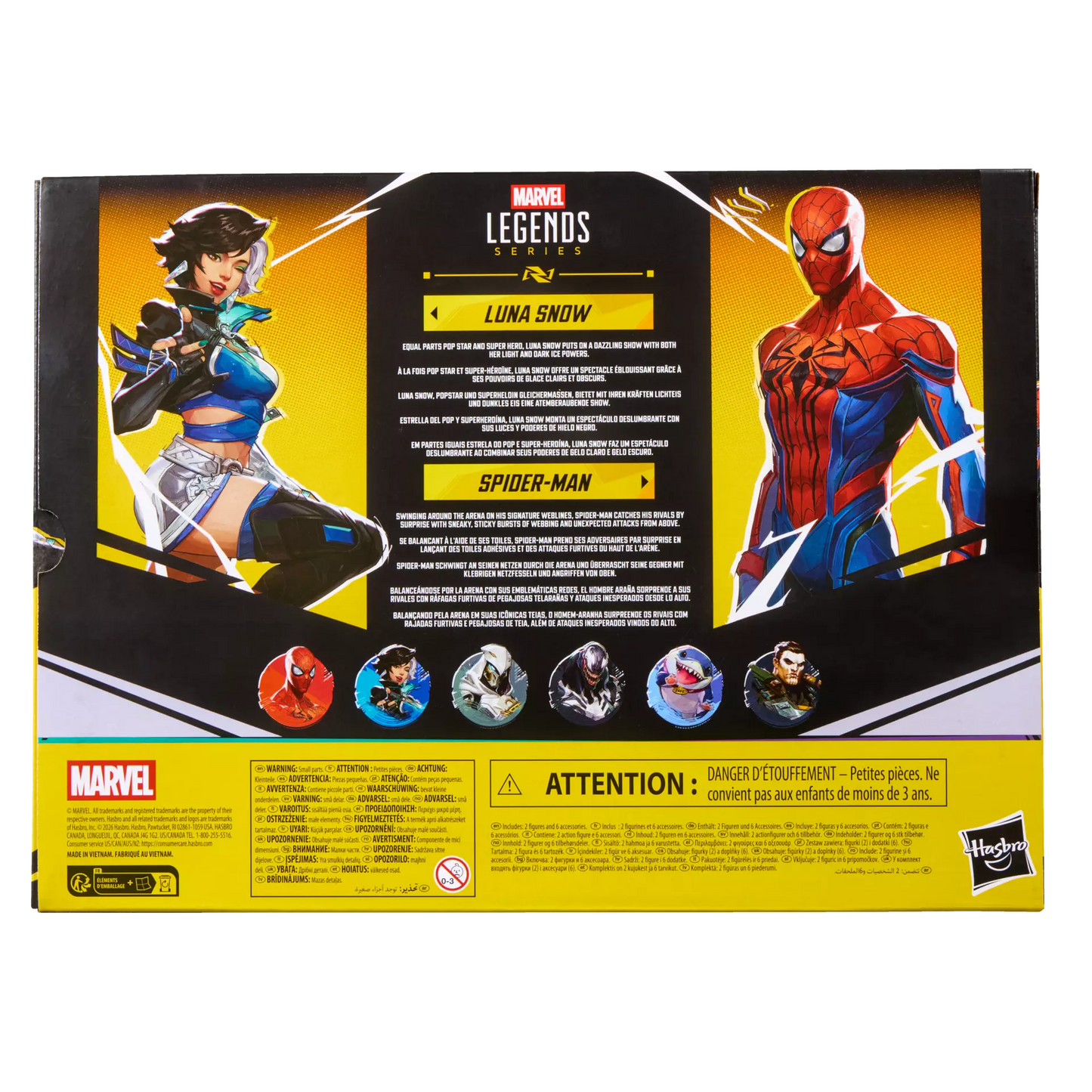 Marvel Legends Series Marvel Rivals Spider-Man & Luna Snow