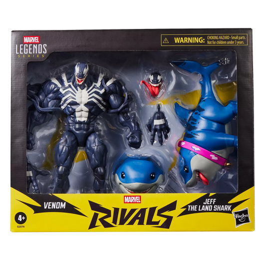 Marvel Legends Series Marvel Rivals Venom & Jeff the Land Shark