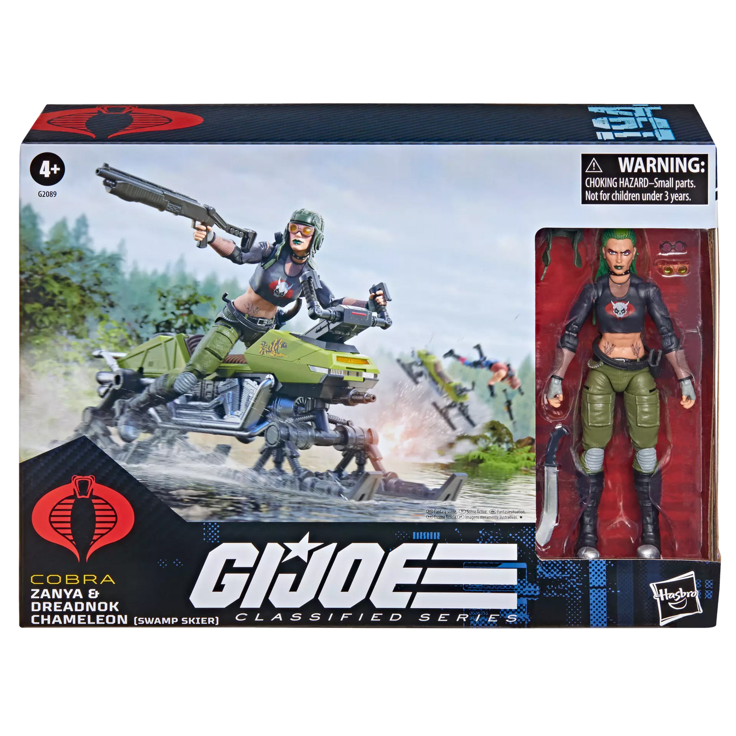 G.I. Joe - Classified Series #194 Zanya & Dreadnok Chameleon (Swamp Skier) Vehicle