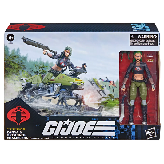 G.I. Joe - Classified Series #194 Zanya & Dreadnok Chameleon (Swamp Skier) Vehicle