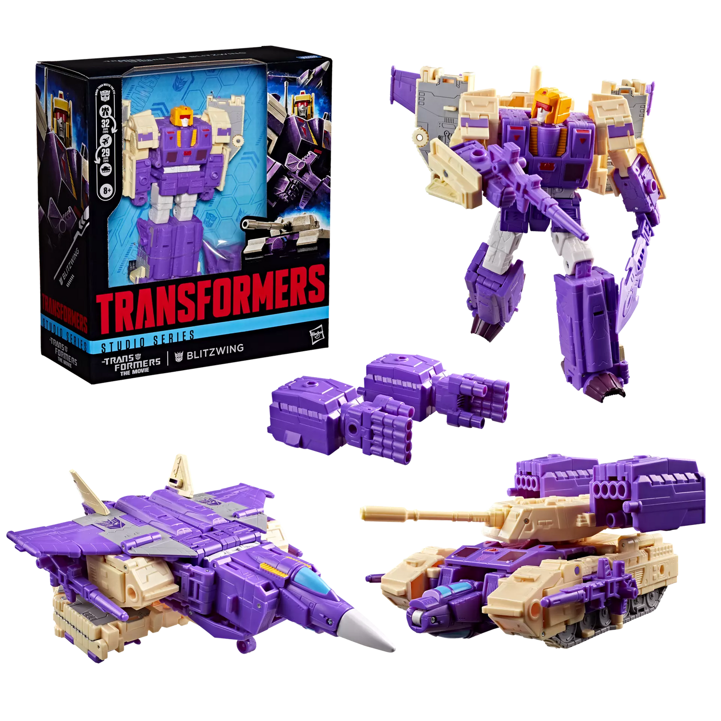 Transformers: Studio Series Leader Class Blitzwing (1986 Movie)