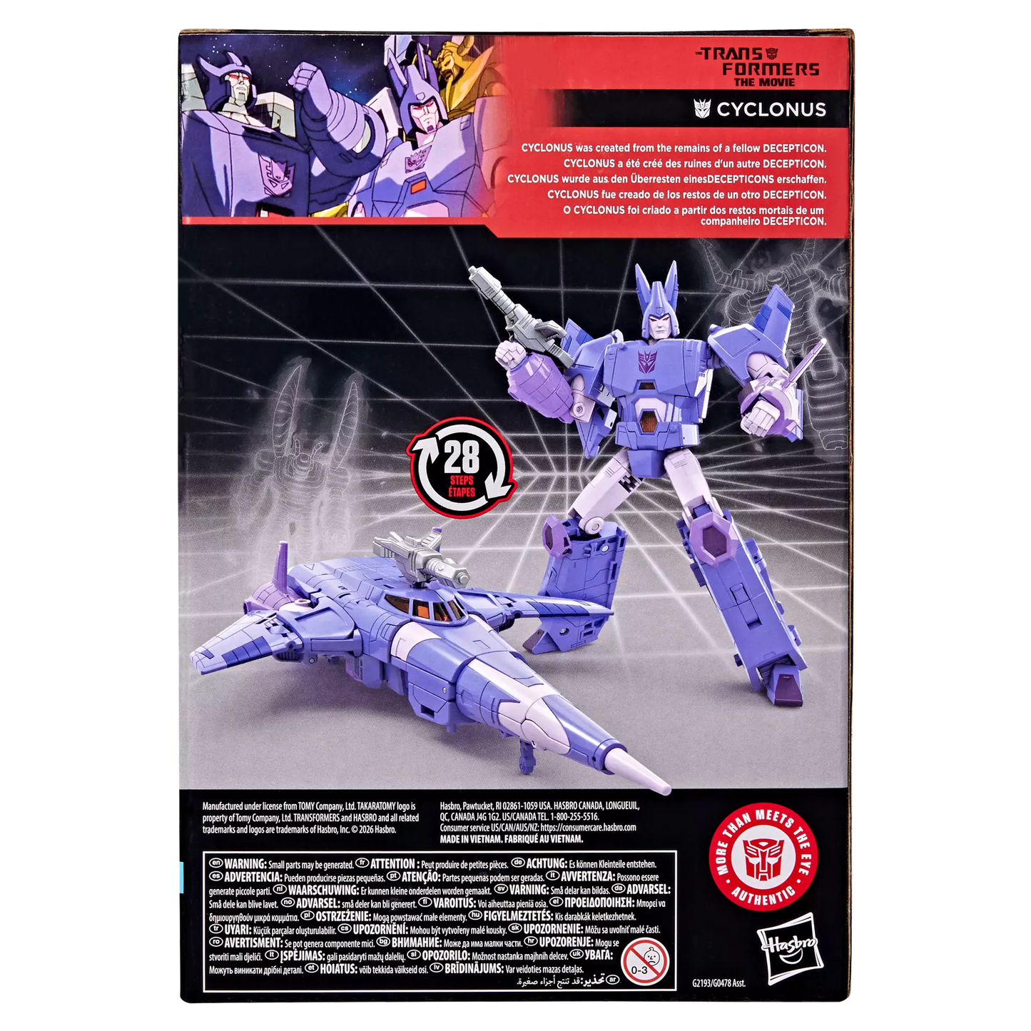Transformers Studio Series Voyager Class The Transformers: The Movie Cyclonus