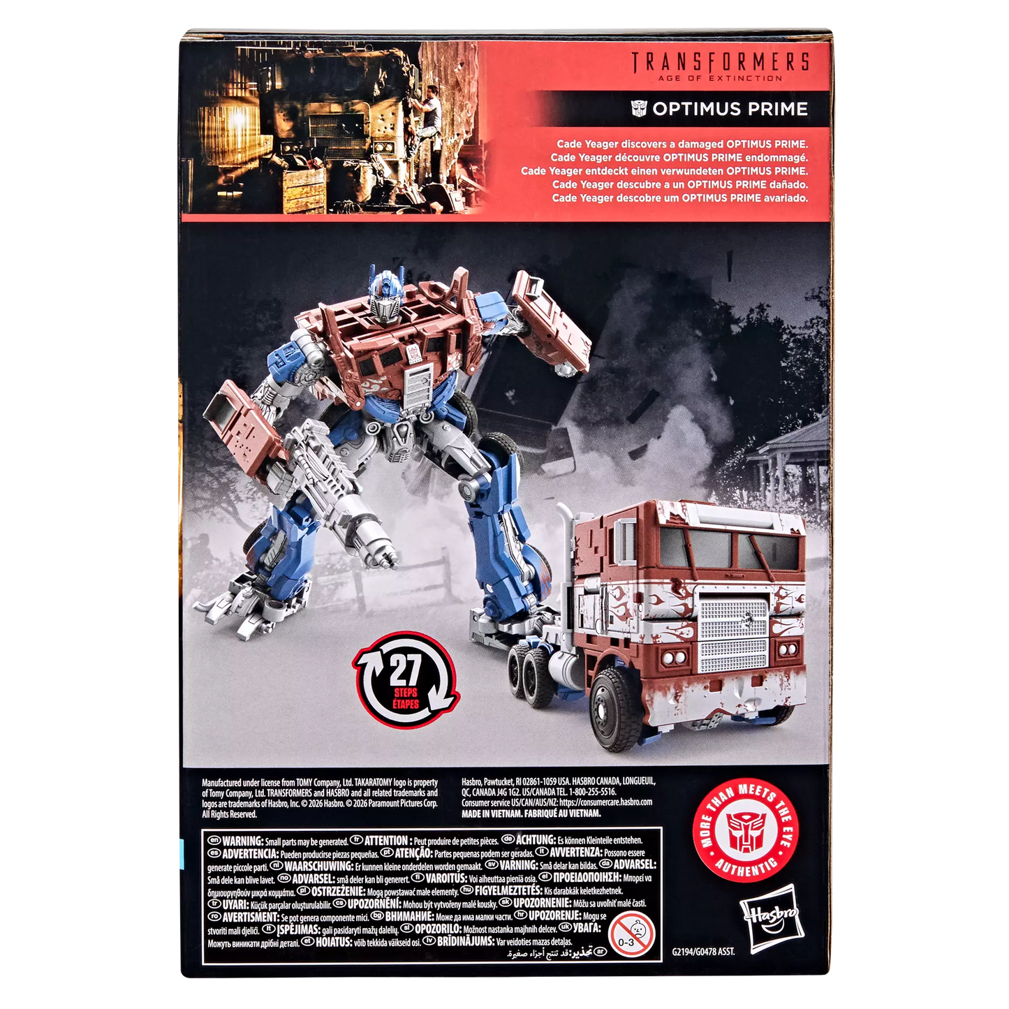 Transformers Studio Series Voyager Class Transformers: Age of Extinction Optimus Prime