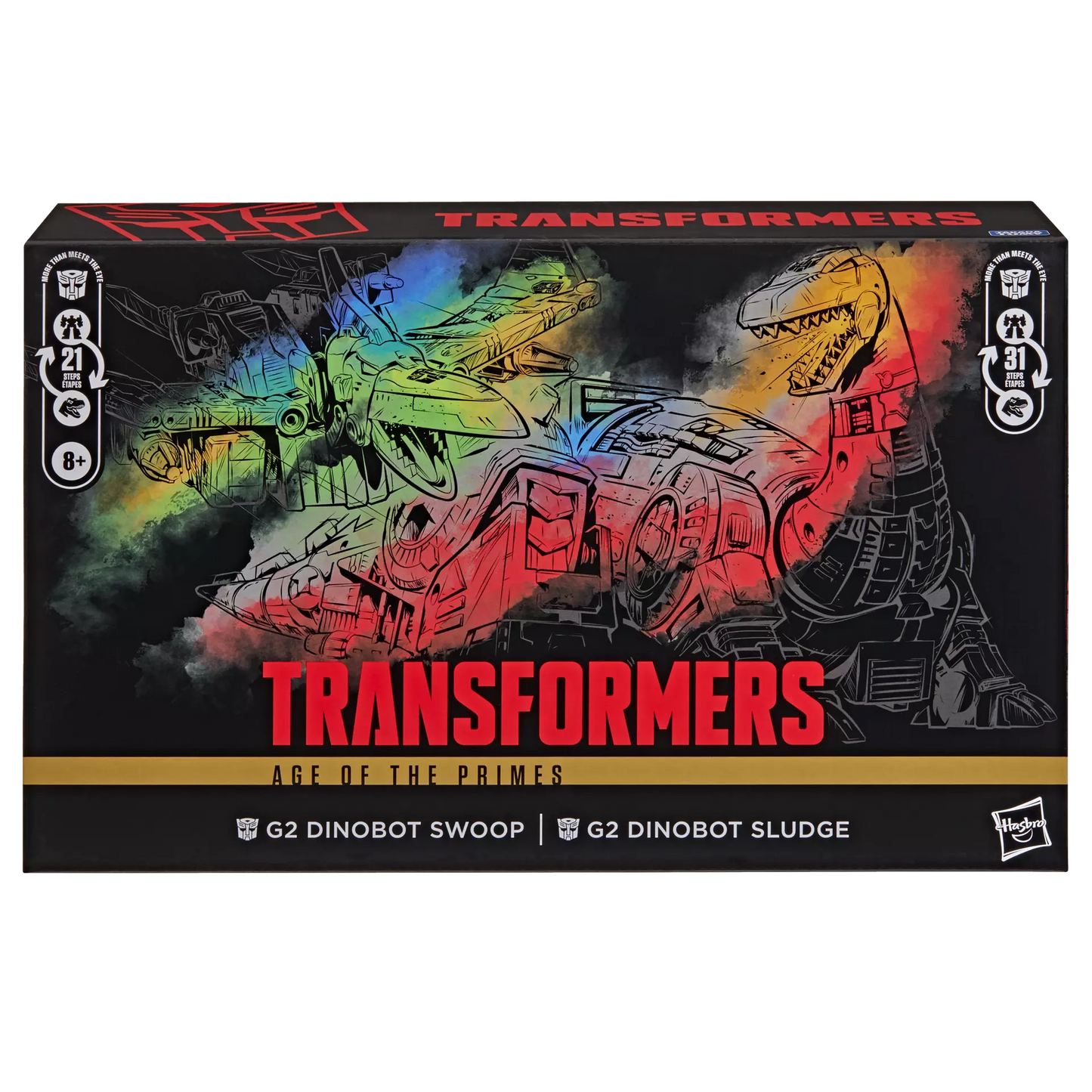 Transformers Age of the Primes Leader Class G2 Universe: Dinobot Swoop & Dinobot Sludge