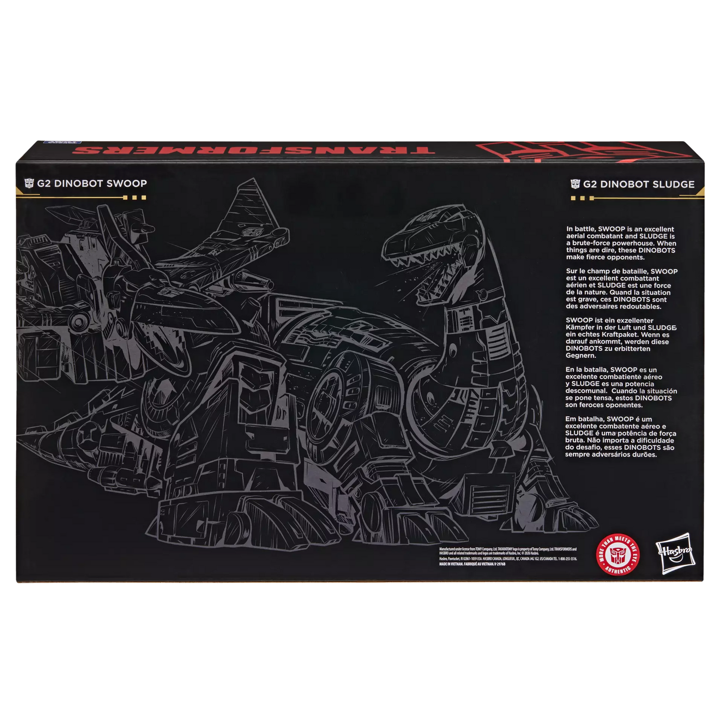 Transformers Age of the Primes Leader Class G2 Universe: Dinobot Swoop & Dinobot Sludge