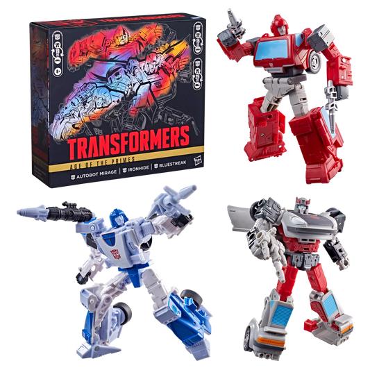Transformers Age of the Primes Autobot Mirage, Ironhide & Bluestreak 3-Pack