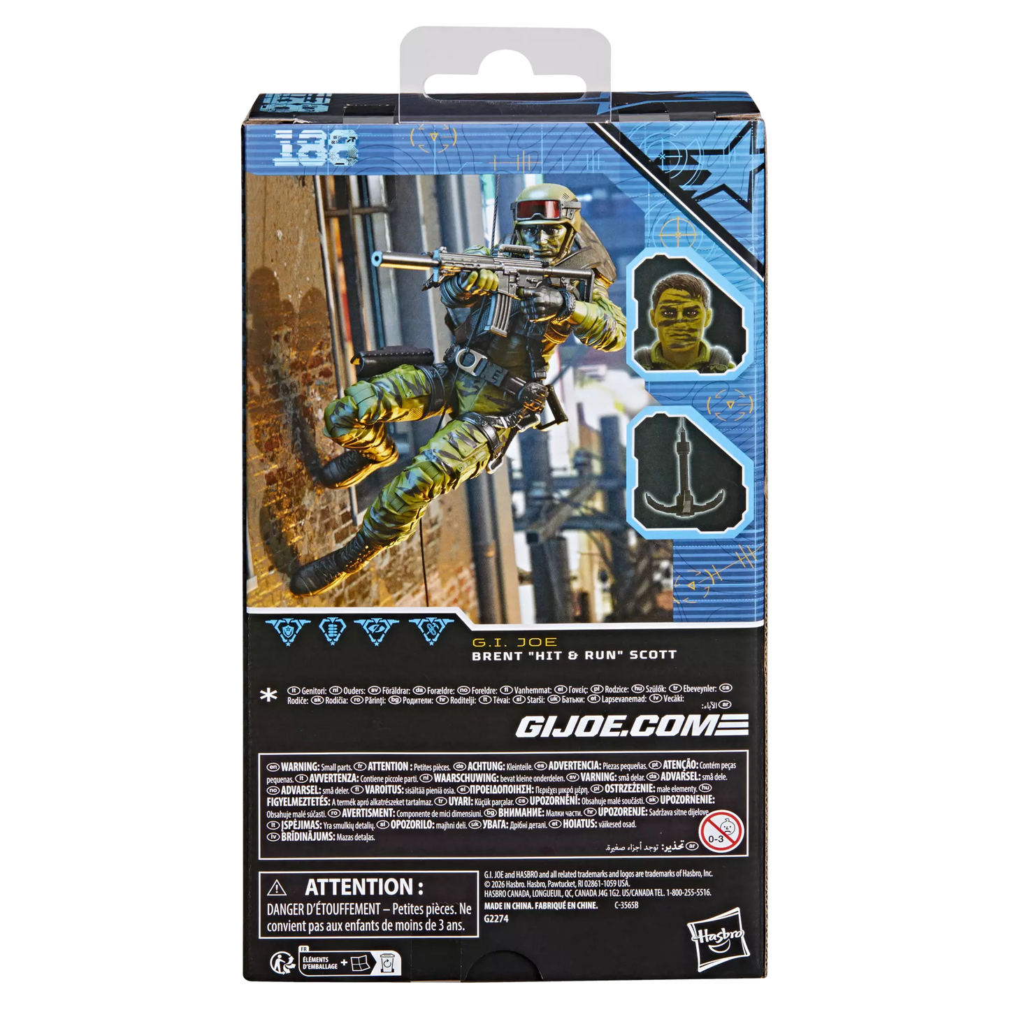 G.I. Joe Classified Series #188 Brent "Hit & Run" Scott