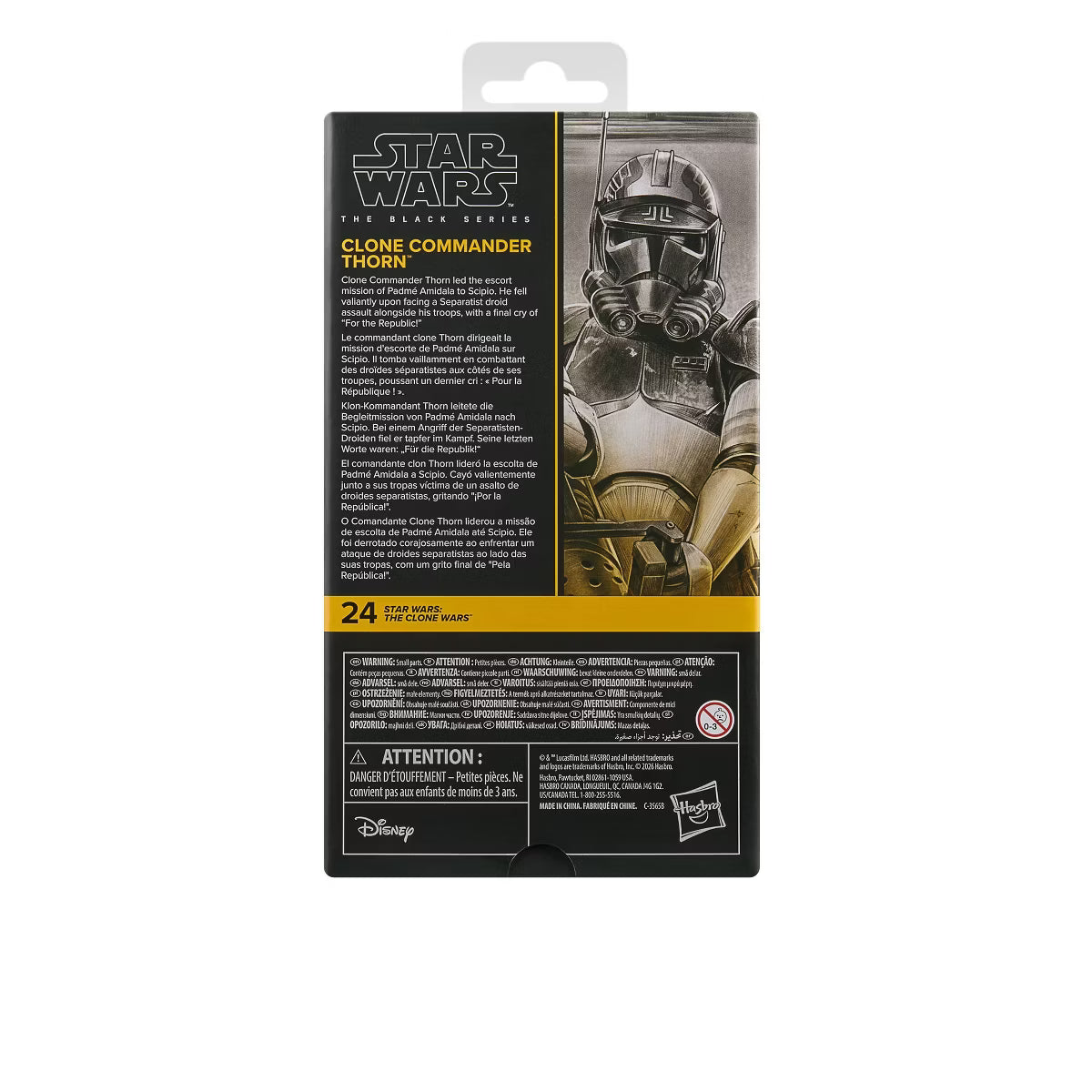 Star Wars Black Series - Clone Commander Thorn (The Clone Wars)